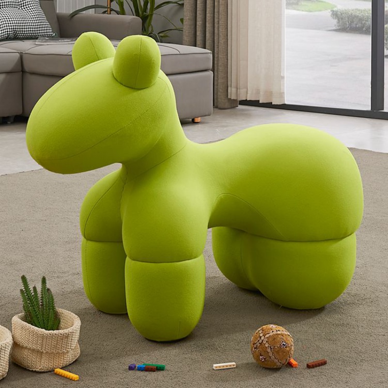 定制小马椅小马椅子创意卡通客厅动物椅玩具座椅小狗椅玻璃钢大号迪奥