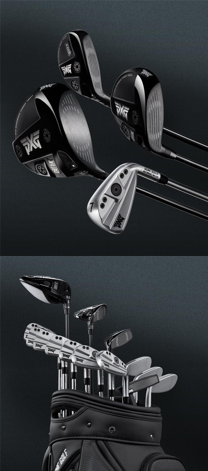 2021新款pxg高尔夫球杆套杆系列高端定制潮牌高远距golf全套zelos7配