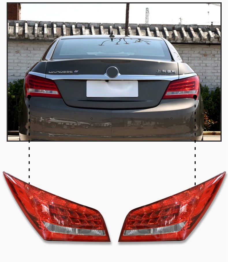 德克顿适用于0615款别克君越后尾灯左右后刹车灯倒车转向灯罩外壳总成