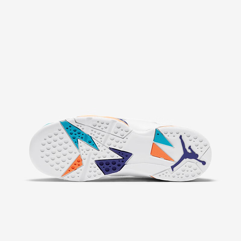 女鞋7 retro aj7白蓝几何 女子高帮休闲运动篮 442960-100 39【图片