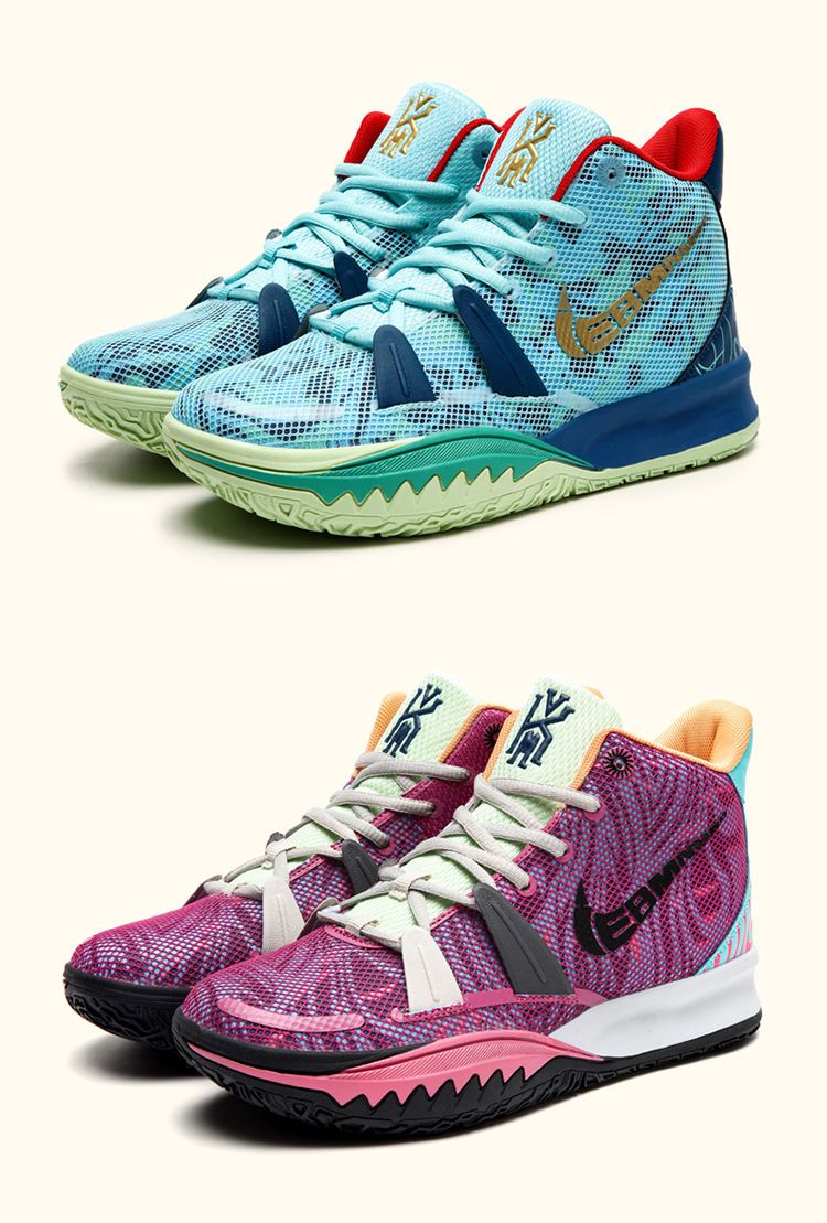 欧文9代水泥地篮球鞋艺术鸳鸯男女实战球鞋kyrie6声音摩擦会响 699