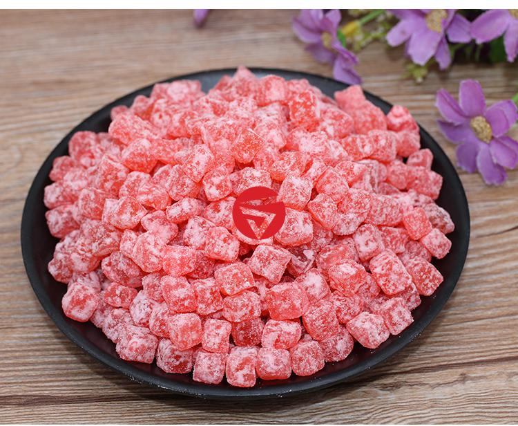 冬瓜糖彩色 冬瓜丁粒 手工冰粉配料diy 冬瓜条红糖糍粑月饼馅料 [红色