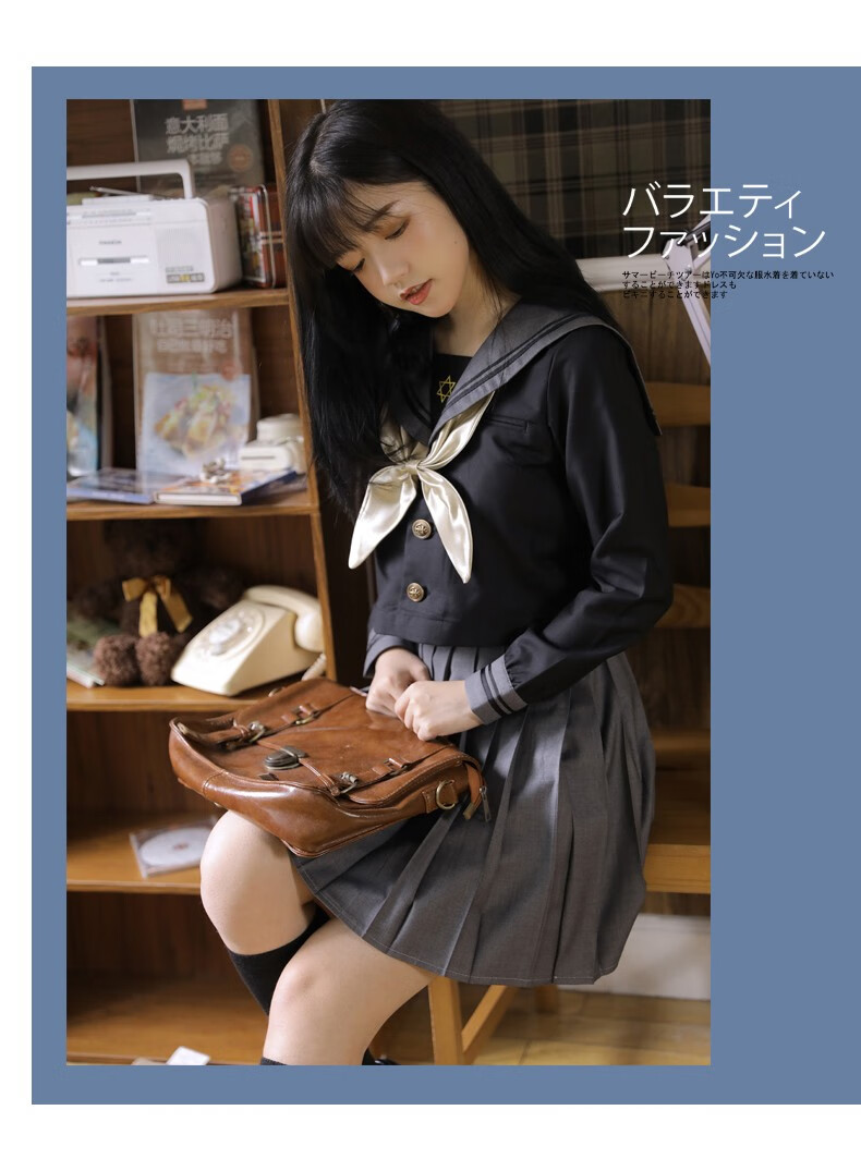 jk制服春季基础款学院风套装日系不良少女优等生正统软妹裙水手服日本