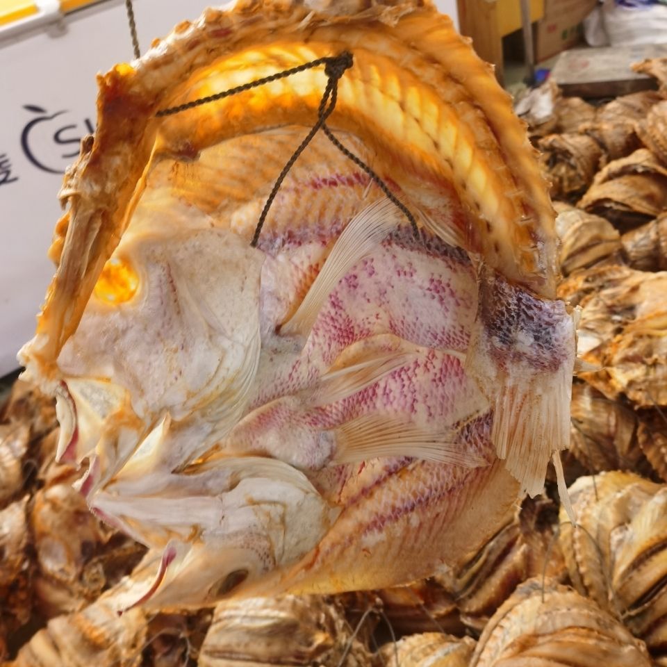海鲜干货 儋州淡晒 红鱼干 咸鱼干 红鱼美味赠礼佳品3—15斤 5-6斤
