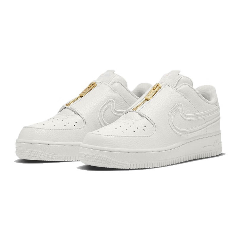 nike耐克airforce1lxxserena全白拉链女子低帮复古休闲运动板鞋dm