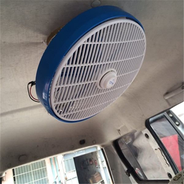 12寸车载吊顶扇大功率客车电风扇24v收割机校车12v鸿运扇叉车货车 12