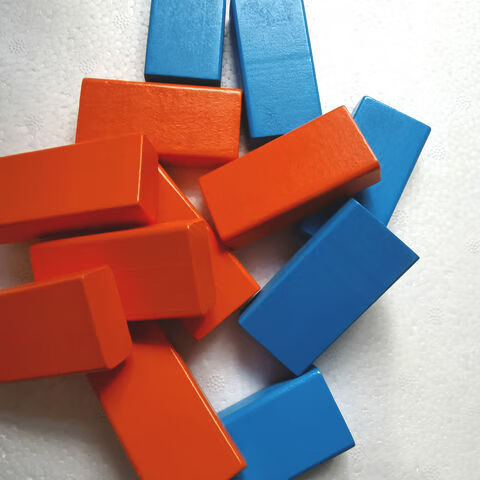 长方体几何图形正方体空间积木小学生数学教具搭正方形木头小方块 长