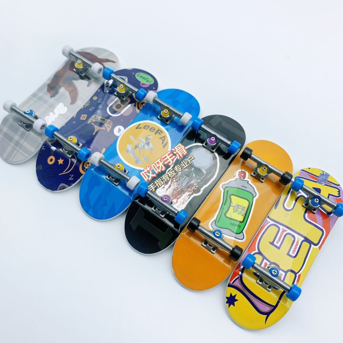 神孩子手指滑板翻team入门新手指尖滑板迷你滑板创新专业级解压玩具