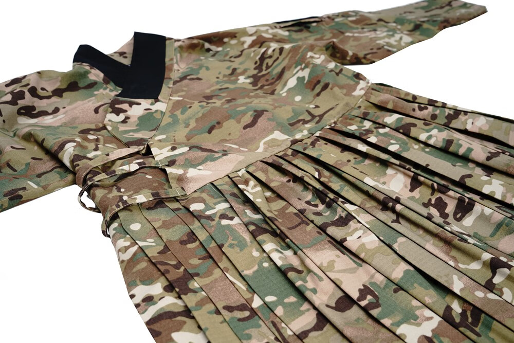 国风 改良 明制 迷彩 贴里 曳撒 飞鱼服 mc全地形迷彩 s【图片 价格