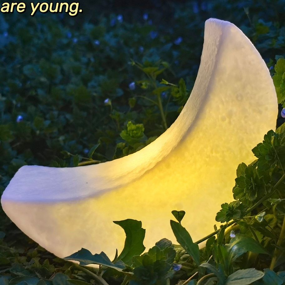 好运马(haoyunma) 月亮灯mymoon网红月牙灯客厅卧室书桌床头照明装饰