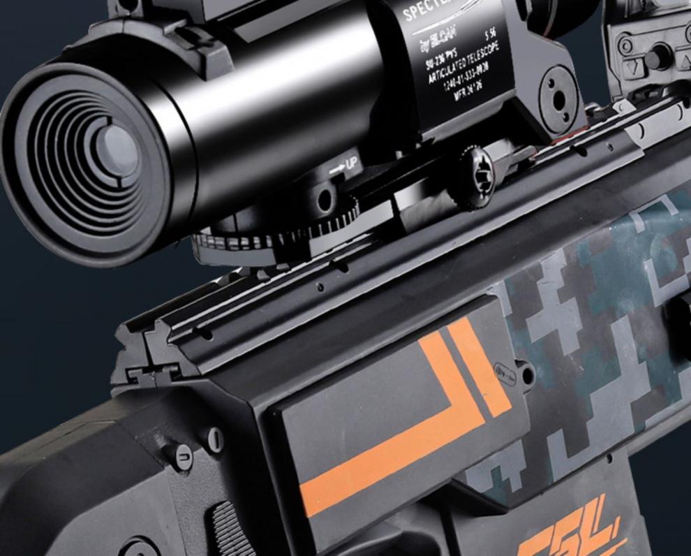 amr枪 儿童amr抛壳高精枪连发ak47软弹发射98k男孩黄河玩具 ak标配