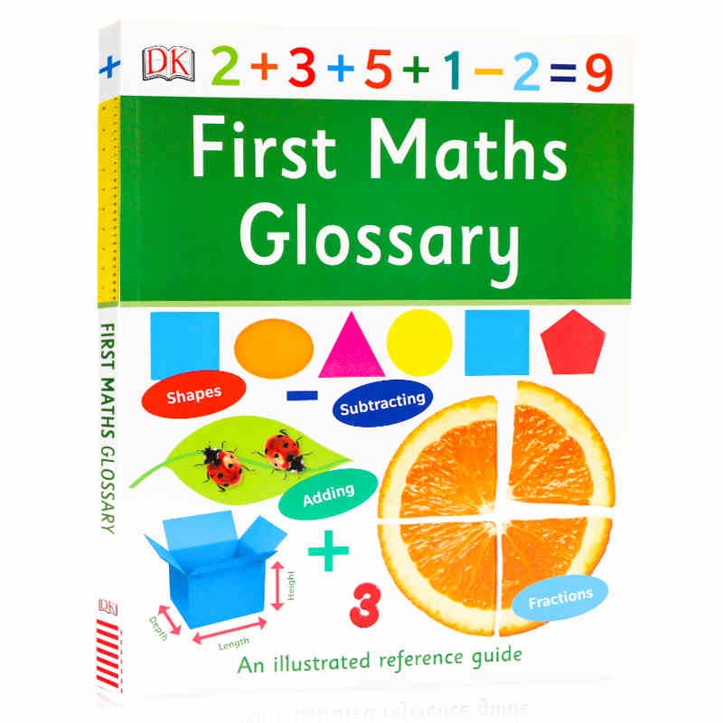 dk數學術語詞彙工具書first maths glossary 英文原版 數學用語概念