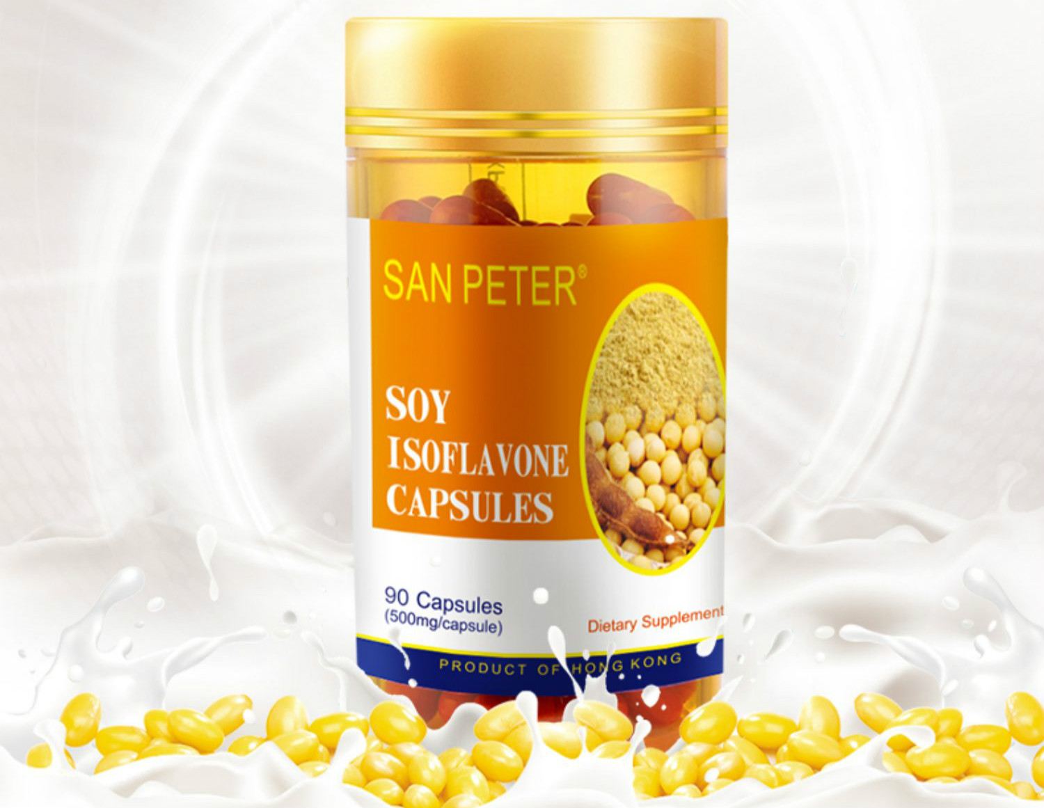 大豆异黄酮雌激素内分泌更年期保健品片1瓶装