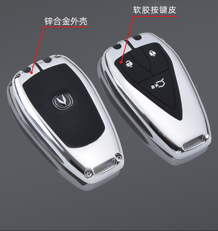 适用于长安unit钥匙套21-22款unik专用univ金属汽车包扣1.5改装2.