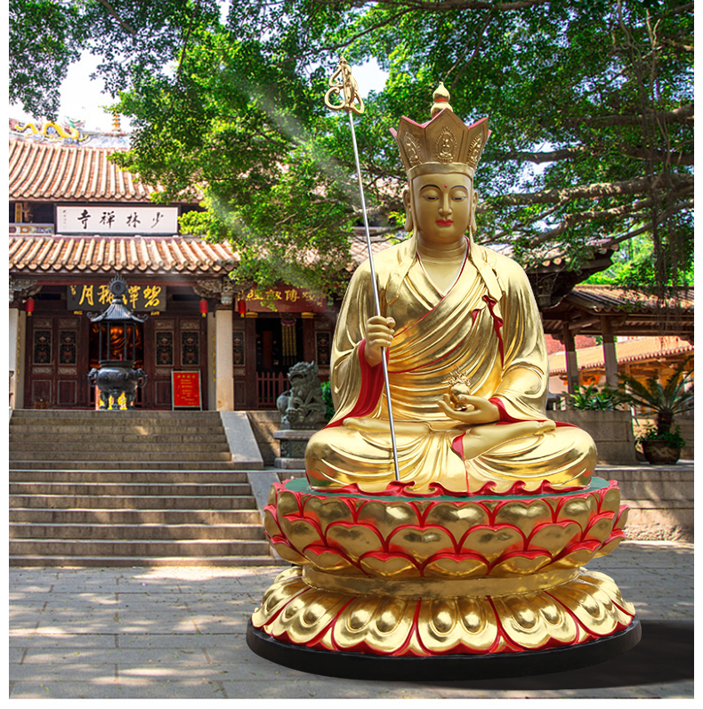 元承皇 2米1寺庙树脂佛像地藏王菩萨九华山地藏王神像大型1米6地藏王