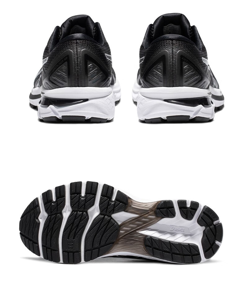 asics亚瑟士男子稳定支撑轻便跑鞋gt-2000 9宽楦黑色运动鞋黑武士