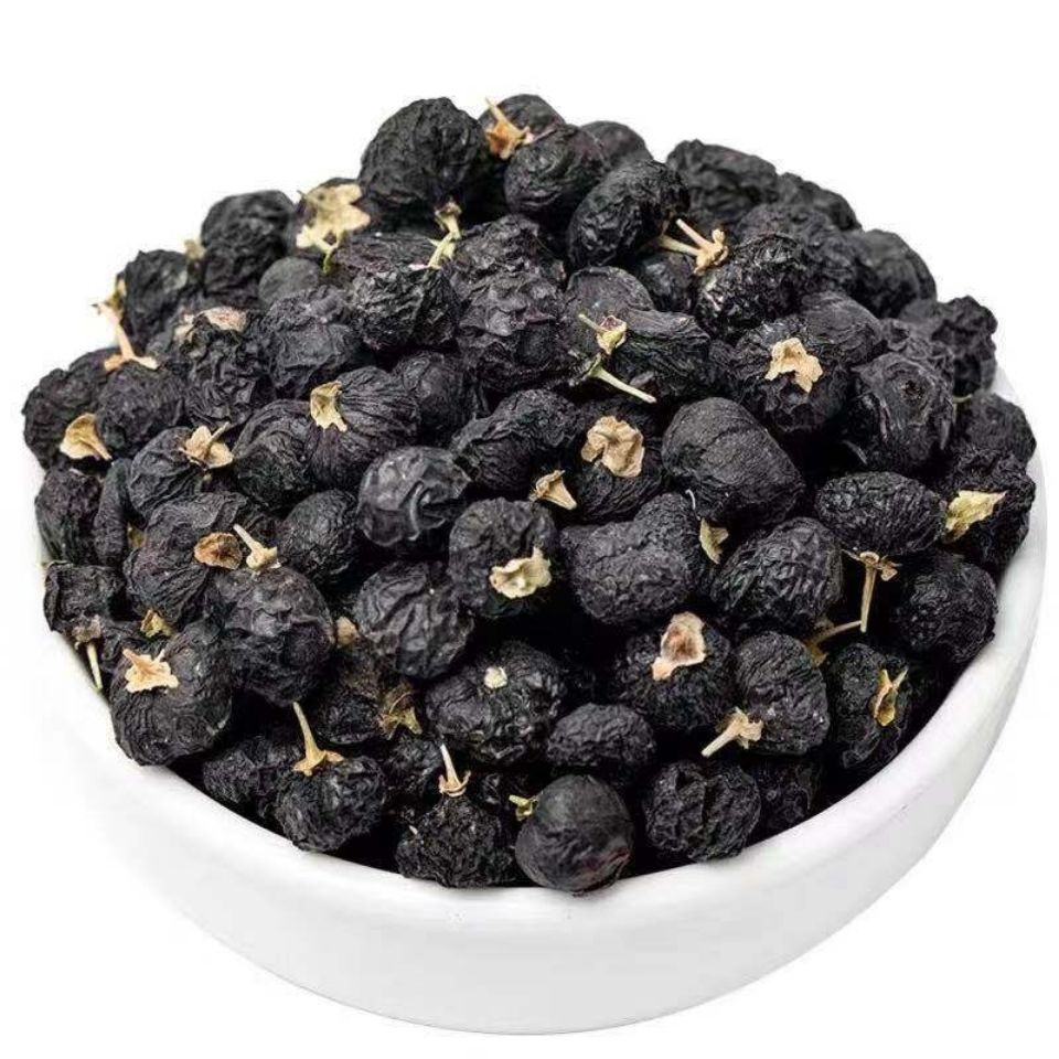 有仁堂新疆野牲黑枸杞子茶正宗男肾大果黑果枸杞免洗新疆黑枸苟500克