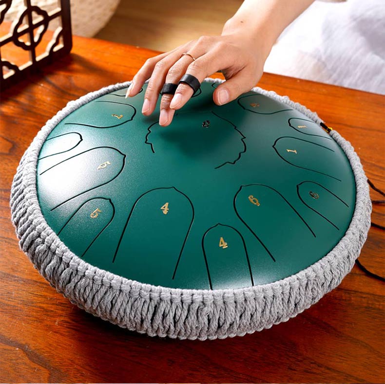 龟鼓弹唱器空灵鼓莲花入门初学者15音级乐器玄空鼓全音手碟鼓钢舌鼓