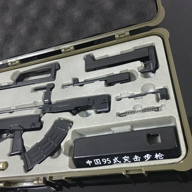 95突击步抢13枪玩具金属中国95式突击步抢全拆卸组装合金模型不可发射