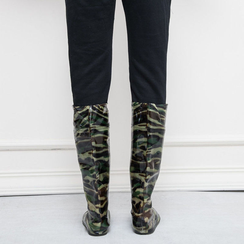 插秧雨鞋高筒雨靴过膝下水裤加长软胶鞋过膝水田农田水靴水鞋男女 107