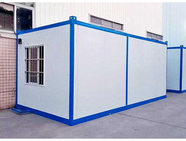 方仓板房 白色集装箱小厨房移动房简易别墅办公室住人彩钢房活动房