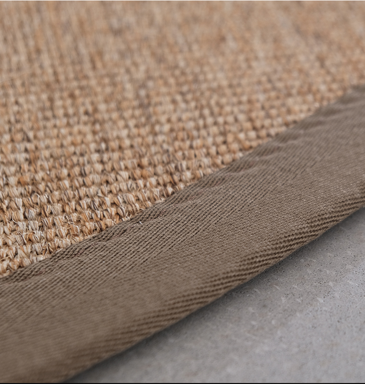 日式仿剑麻地毯剑麻地毯黄麻客厅卧室茶几亚麻榻榻米北欧日式茶室新