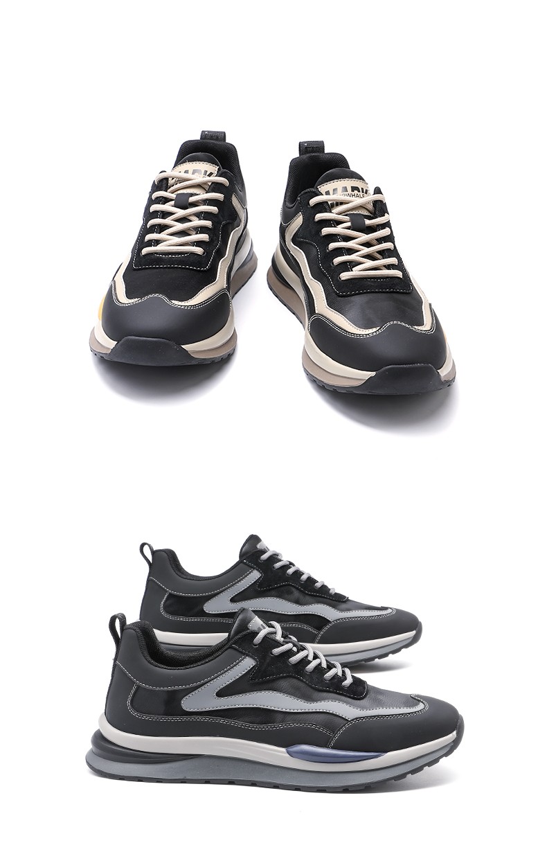 马克华菲男鞋运动鞋2022新款老爹鞋阿甘鞋轻质ins潮鞋英伦运动休闲鞋