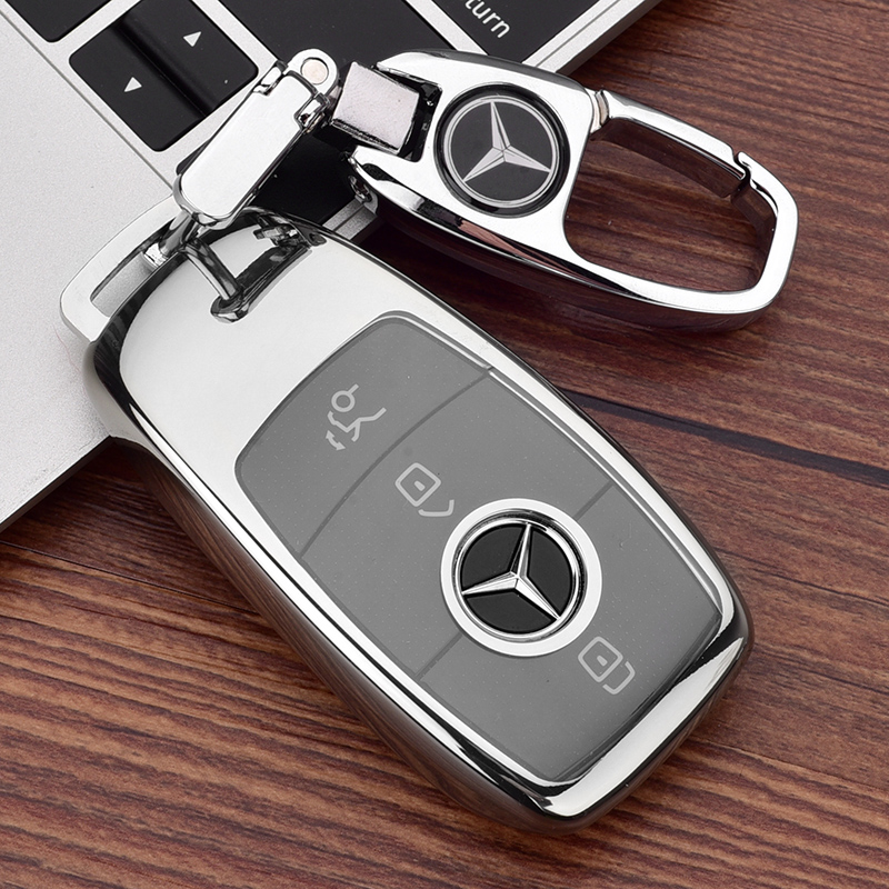 奔出c260钥匙扣奔驰e级c260l钥匙包e300l壳gle扣a200l/c级c180l/glc/g