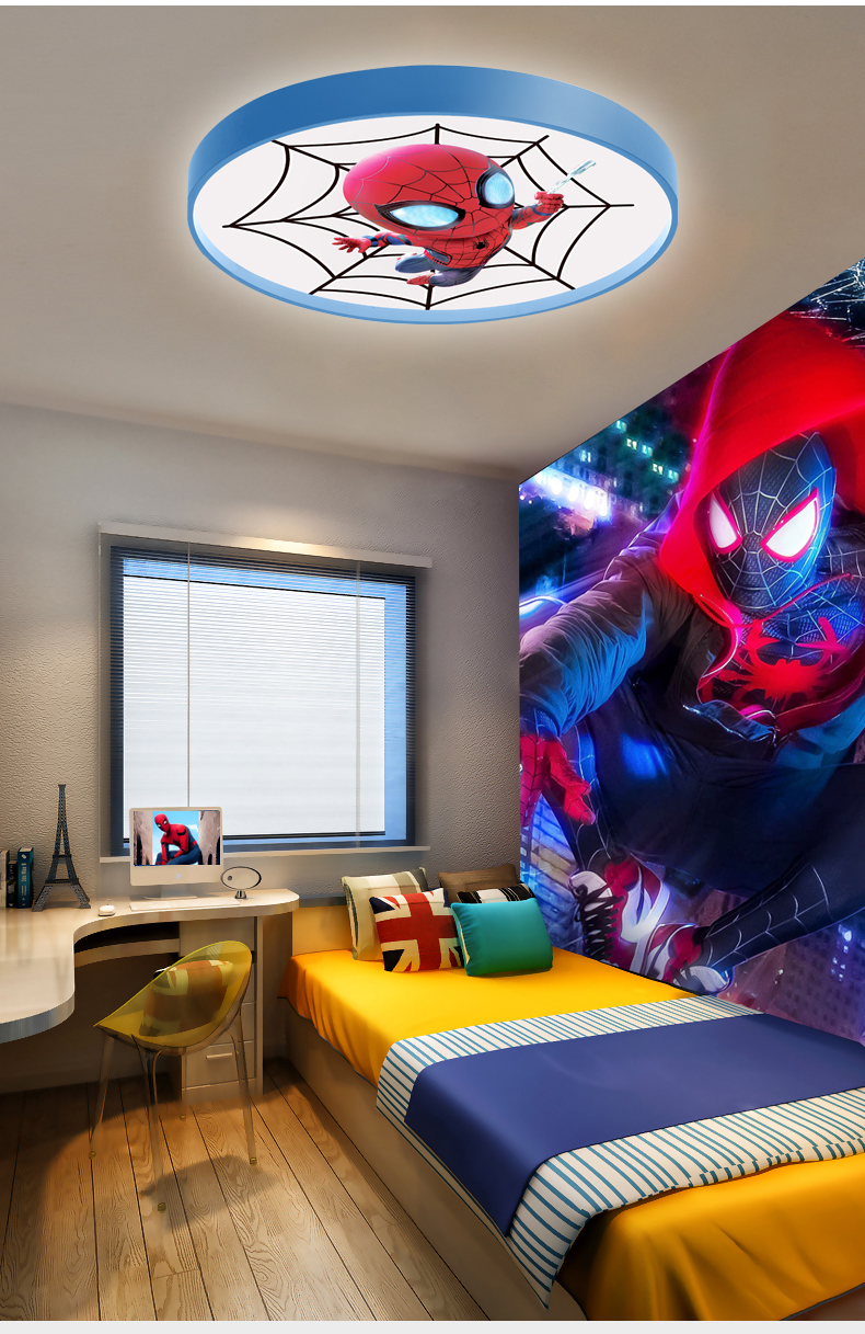 雷士照明官方旗舰自营奥特曼儿童房灯 男孩房间灯现代简约led吸顶灯