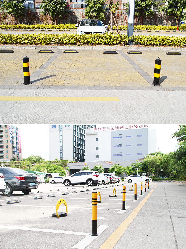恬女神汽车加厚防撞挡车停车桩车位锁地锁停车位占位活动立柱固定路障