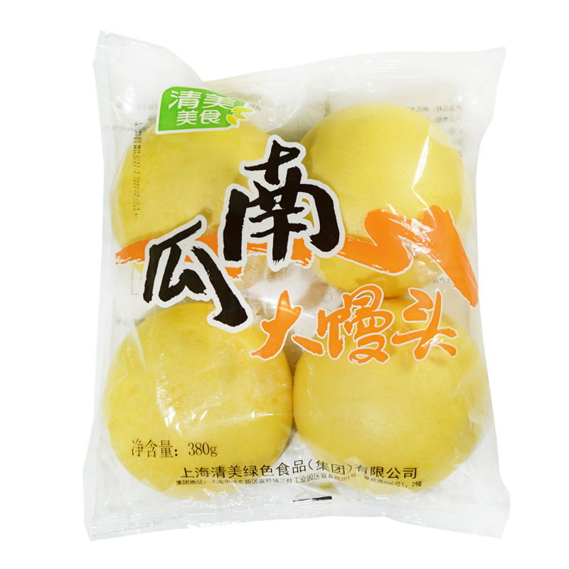 上海杏花楼馒头5包上海清美多口味早餐速食冷藏馒头牛奶馒头5包