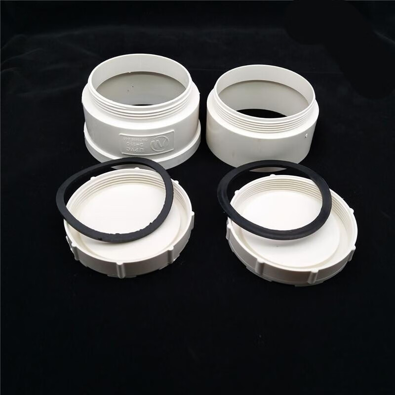 排水管管帽pvc清扫口堵头管堵管帽pvc排水管下水管堵头5075内堵头50内