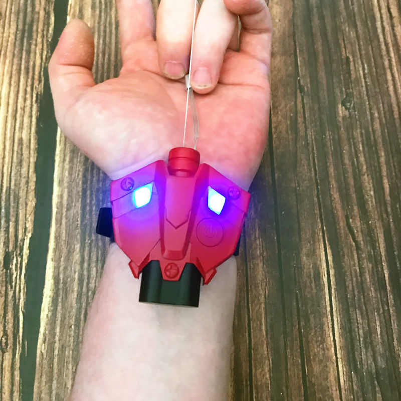 蜘蛛侠发射器蛛网绳索蛛丝发射器蜘蛛侠玩具吐丝电动收线蛛网 四代蓝