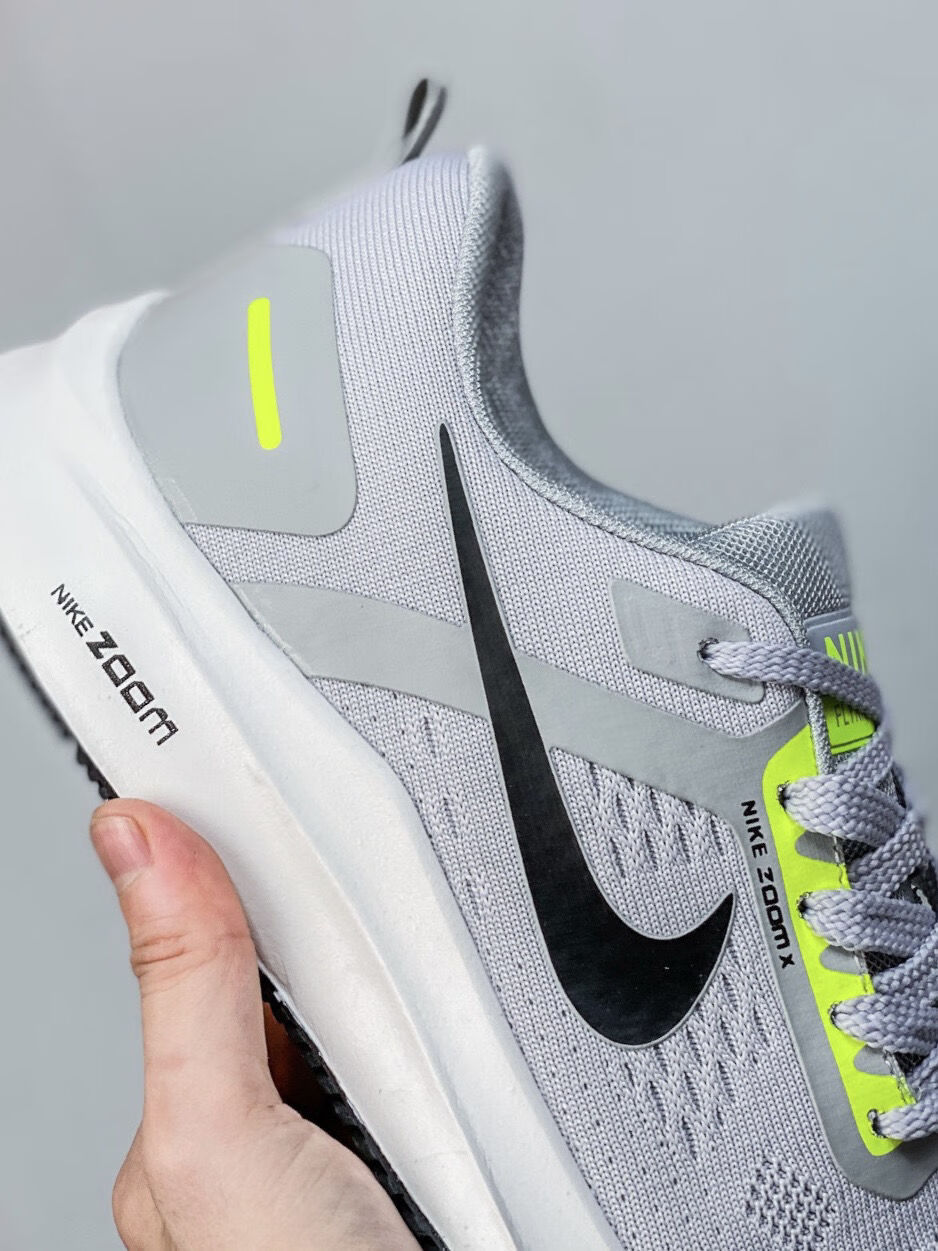 air zoom pegasus turbo2 款透气缓震耐磨轻便运动休闲跑鞋 灰色 42