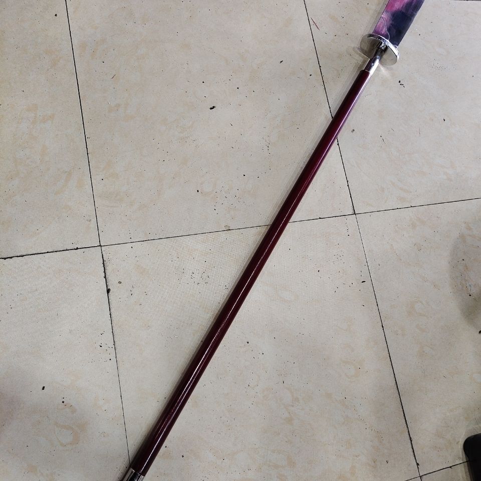 电镀表演朴刀软片刀未开刃成人训练武术器械朴刀武术刀春秋大刀 木把