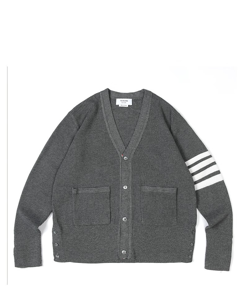 汤姆 布朗(thom browne)毛衣华夫格四条杠毛衣情侣外套男 thom-20235