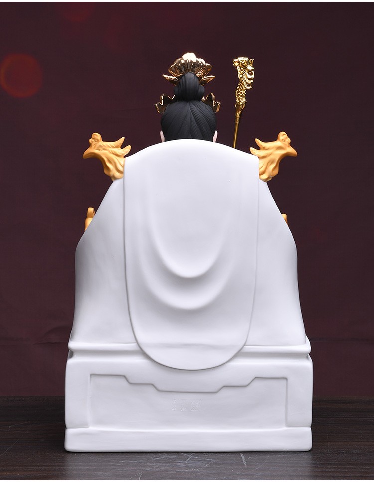 许师傅德化陶瓷玉皇王母神像玉皇大帝王母娘娘陶瓷佛像玉帝供像家用