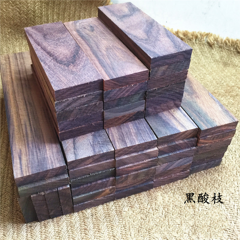 定做 定制木料印尼木红木小料牌子雕刻料红木边角料 印章弓把料 10x