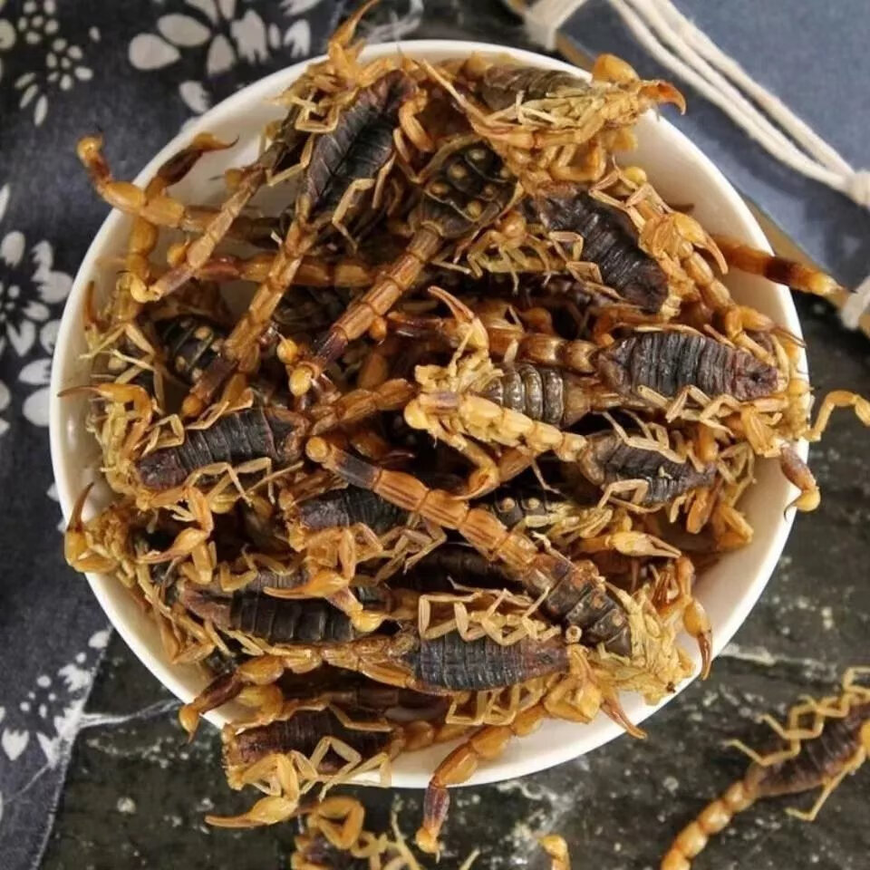 北京同仁堂原料沂蒙全蝎 全虫蝎子清水干货 蝎子整条公蝎子泡酒煲汤中