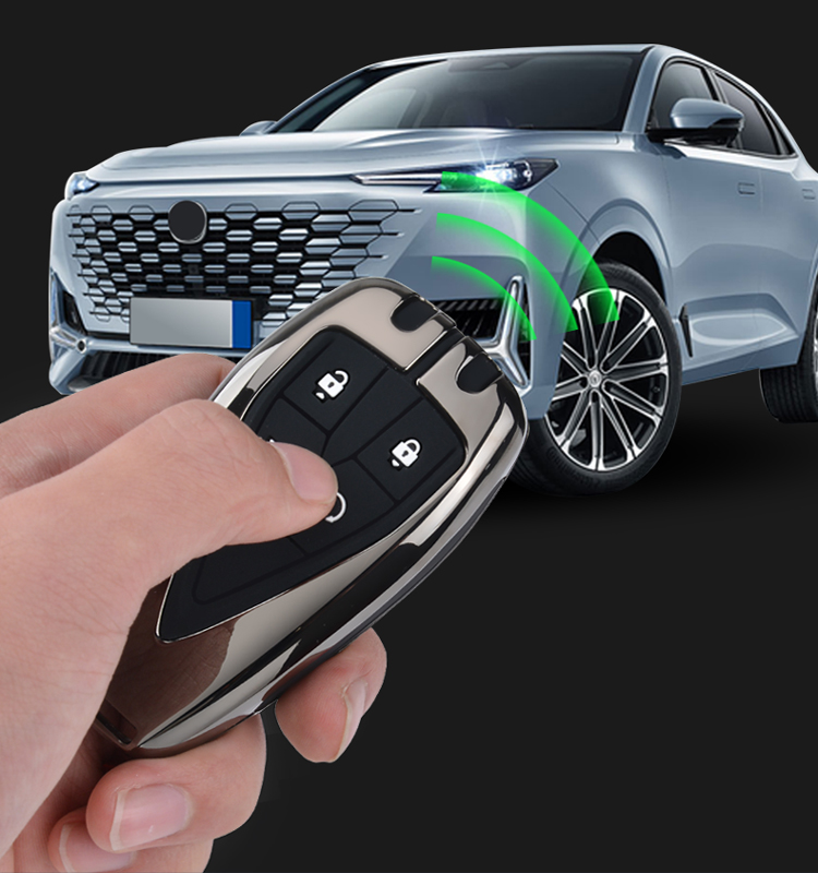 适用于长安unit钥匙套21-22款unik专用univ金属汽车包扣1.5改装2.