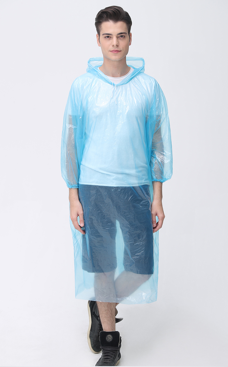 一次性加厚雨衣户外防水男女通用套头便携式连体防护雨裤套装批发