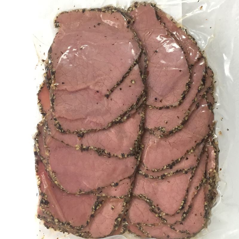beretta黑胡椒牛肉切片即食沙拉帕斯雀牛肉片pastramibeef低碳火鸡