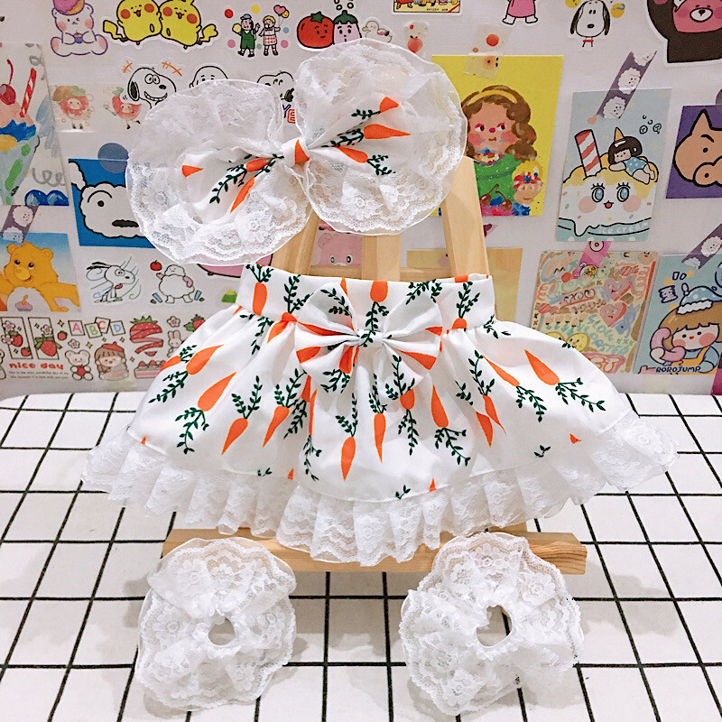 星黛露衣服可爱50厘米衣服着替史黛拉兔公仔玩具星戴露替换裙子黄色