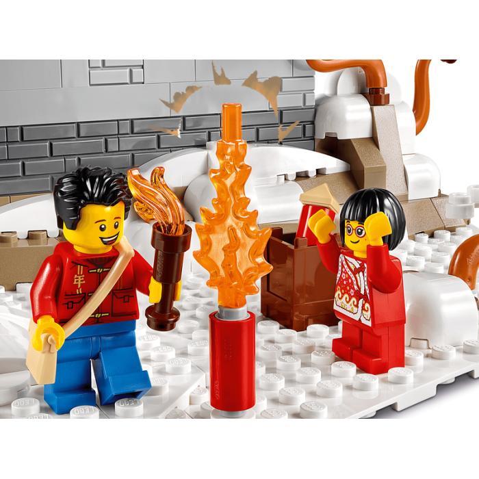 乐高lego积木拼插玩具送礼物年的故事80106儿童8岁1067粒singleos