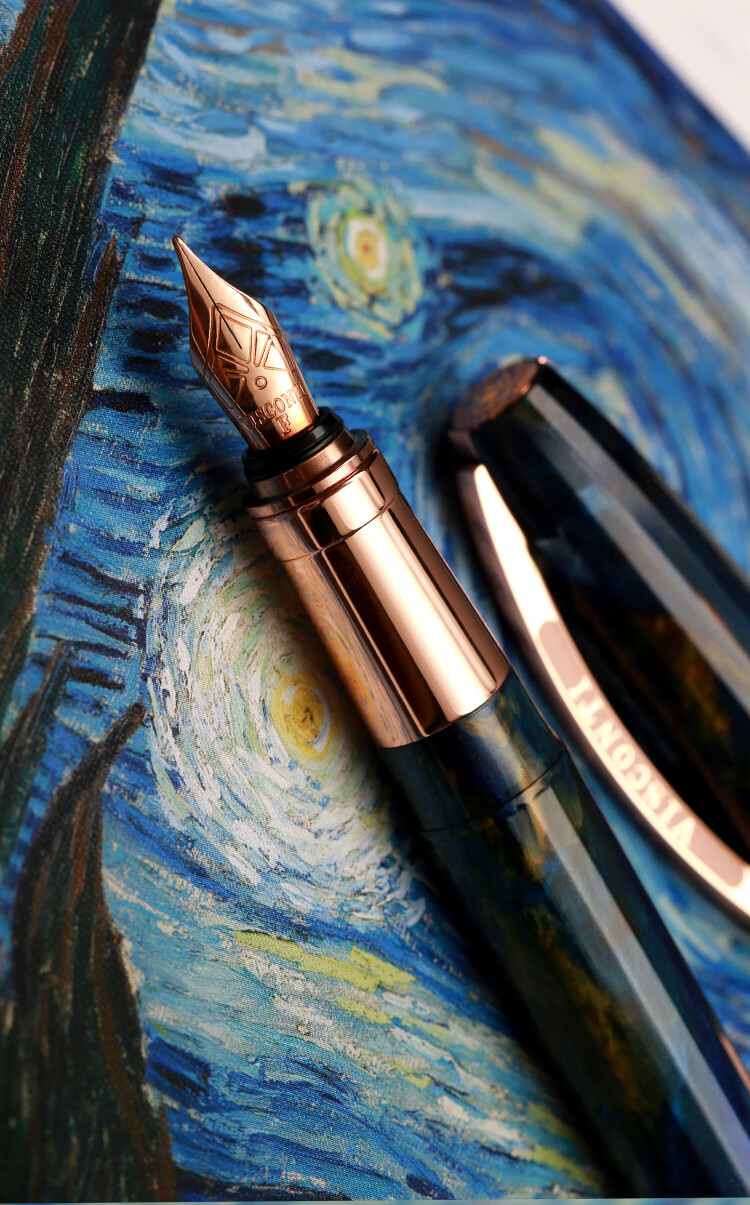 意大利visconti维斯康帝梵高系列钢笔礼盒套装男士办公书写练字书法