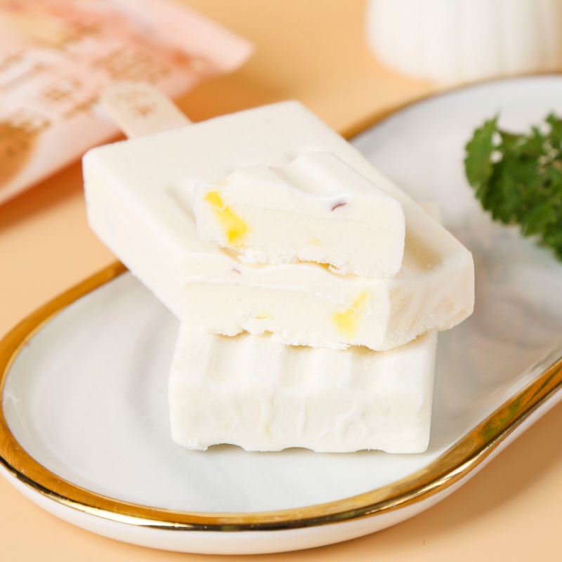 2022红旗生打椰鲜果冰淇淋75g网红水果椰奶雪糕冰棒冷饮焦糖拿铁5生打