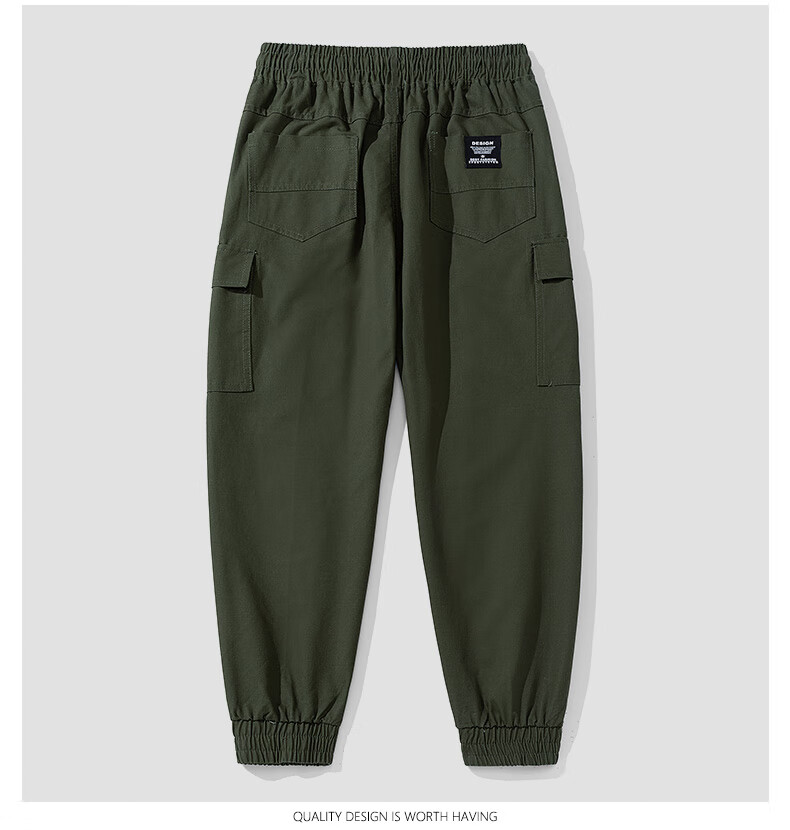 jeep吉普nasa wtaps纯棉工装裤男士春秋季潮牌百搭宽松休闲户外运动长