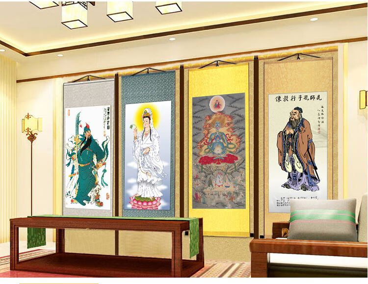 面燃鬼王画像卷轴挂画面然大士大王定制十殿阎王水陆画定制 a-鬼王 70