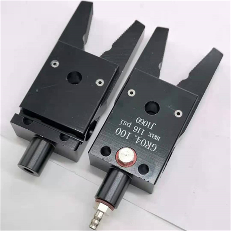 亦淳 注塑机械手配件star迷你夹具mini-a/b/c/e加长外牙夹子气动气缸