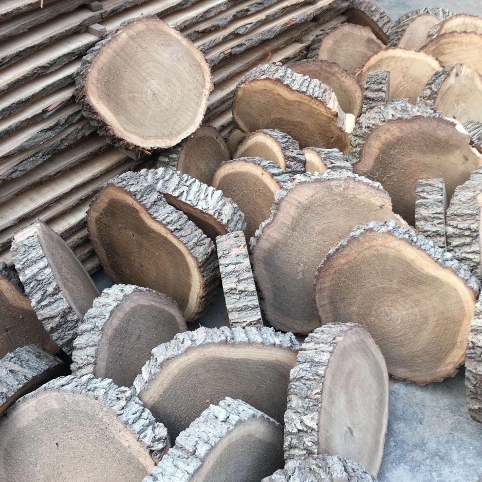 榆木菜墩独板圆形整木实木砧板加厚切菜板剁肉加厚柳木菜墩子 直径